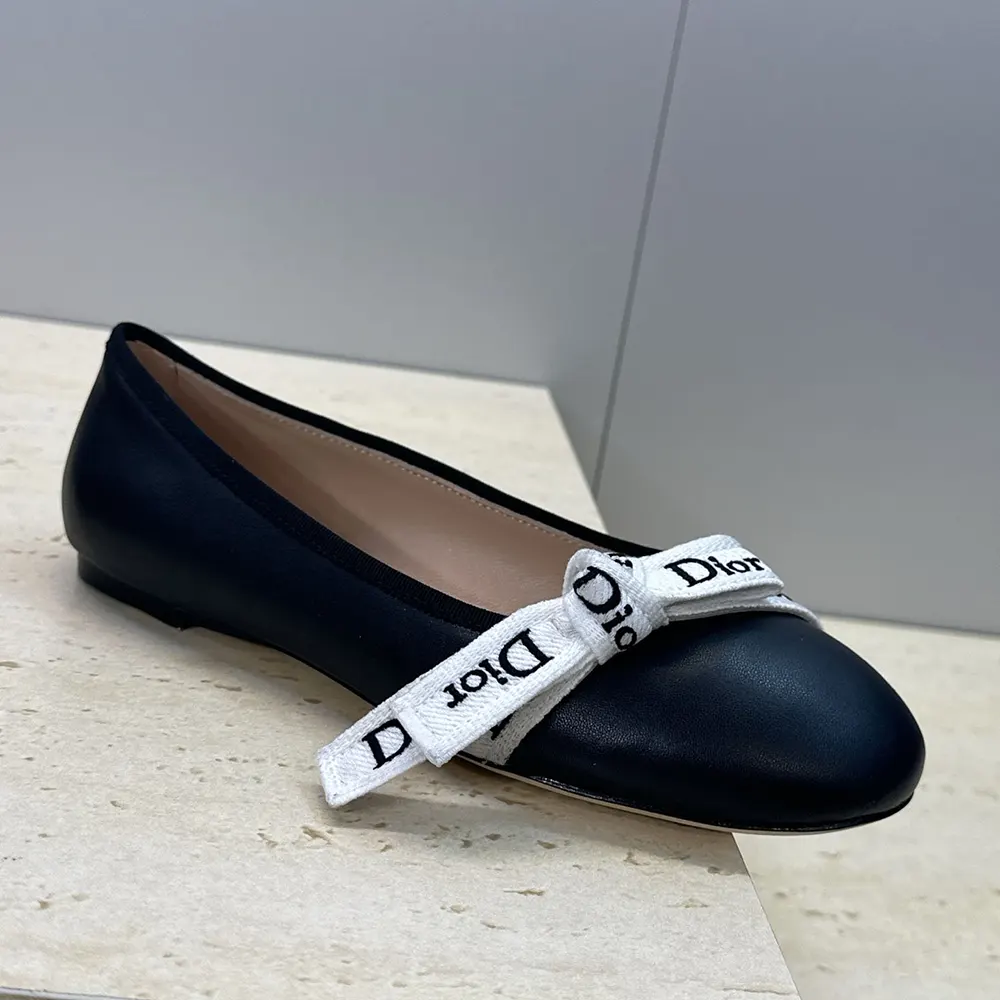 Dior Women J’Adior Ballet Flat Black Lambskin - image 7
