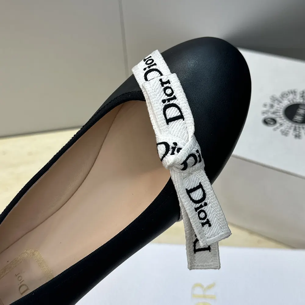 Dior Women J’Adior Ballet Flat Black Lambskin - image 8