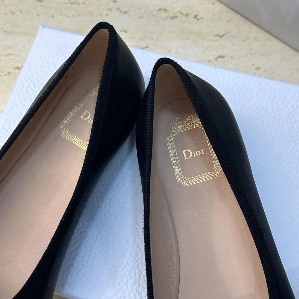 Dior Women J’Adior Ballet Flat Black Lambskin - image 9