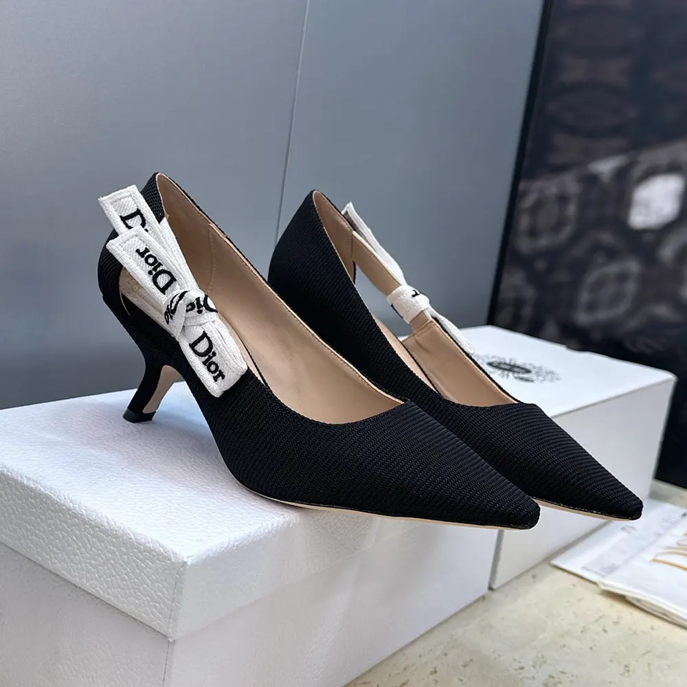 Dior Women J’Adior Pump Black Technical Fabric - image 4