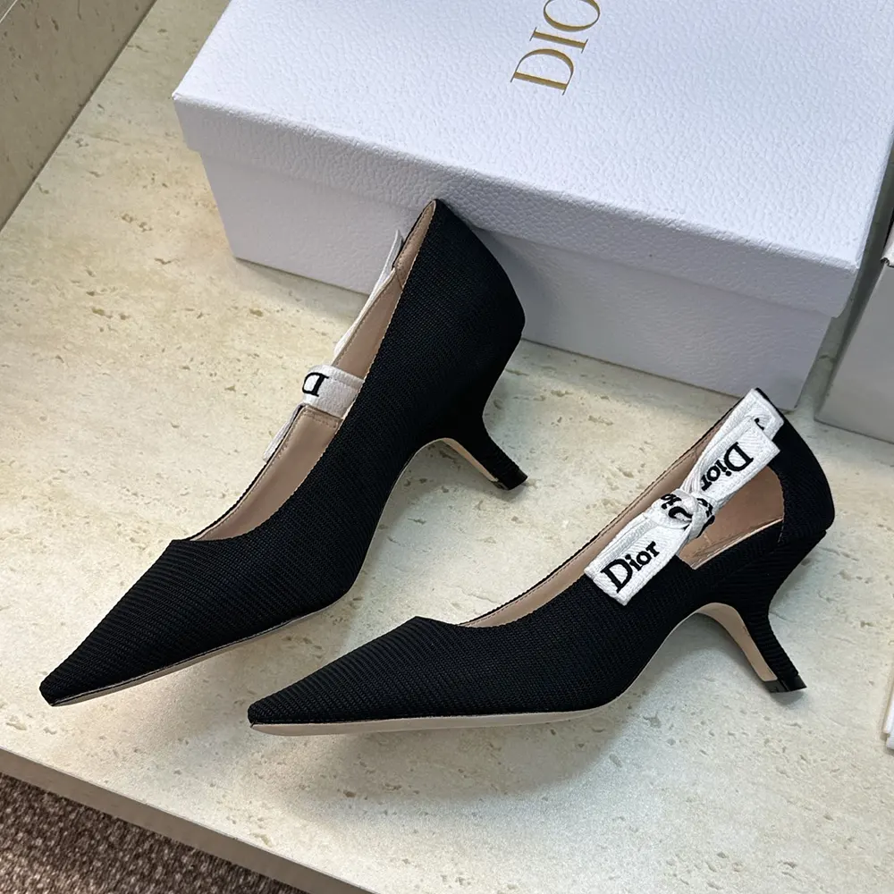 Dior Women J’Adior Pump Black Technical Fabric - image 7
