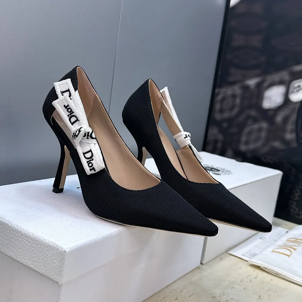 Dior Women J’Adior Pump Black Technical Fabric - image 4
