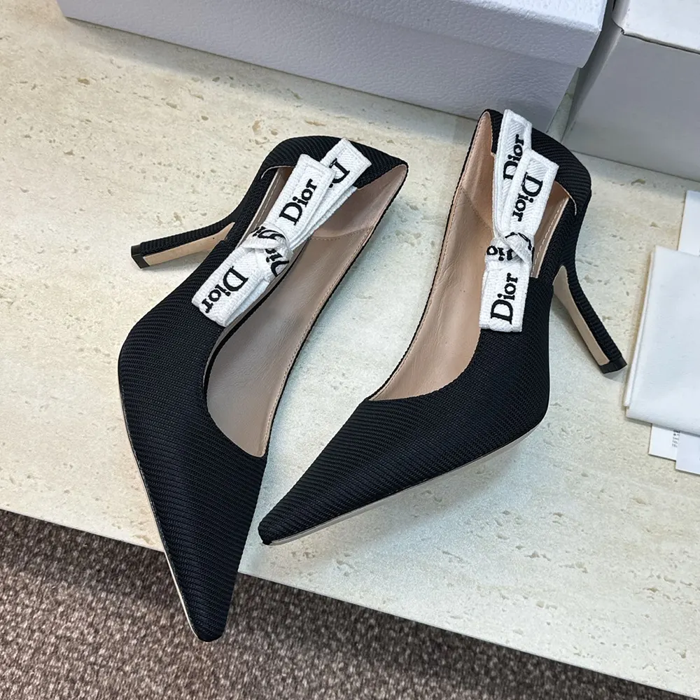 Dior Women J’Adior Pump Black Technical Fabric - image 6