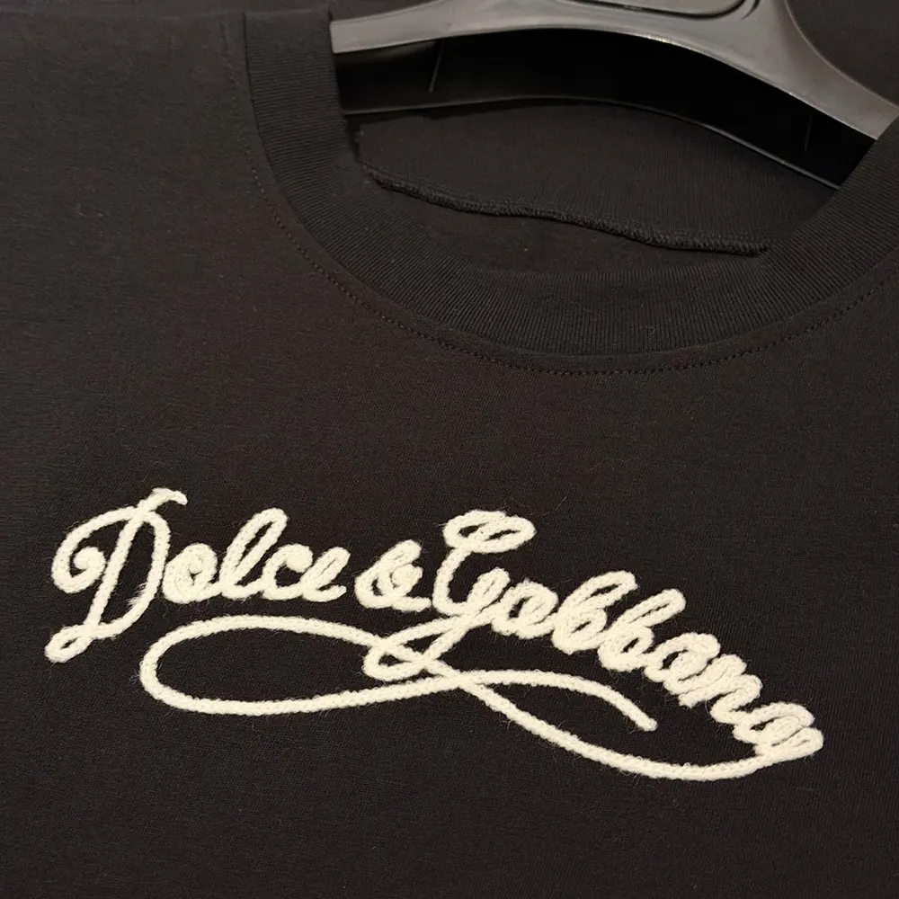 Dolce Gabbana D&G Women Jersey T-Shirt With Embroidery-Black - image 10