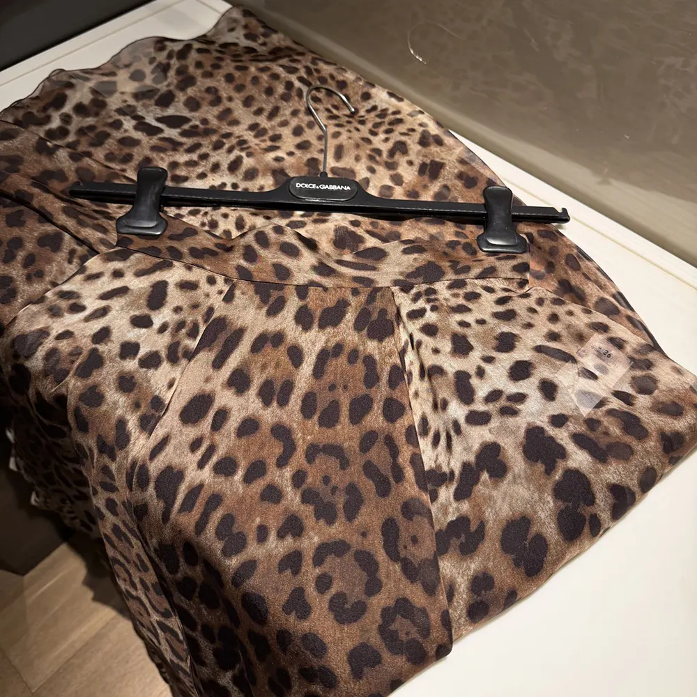 Dolce Gabbana D&G Women Leopard-Print Chiffon Circle Skirt - image 7