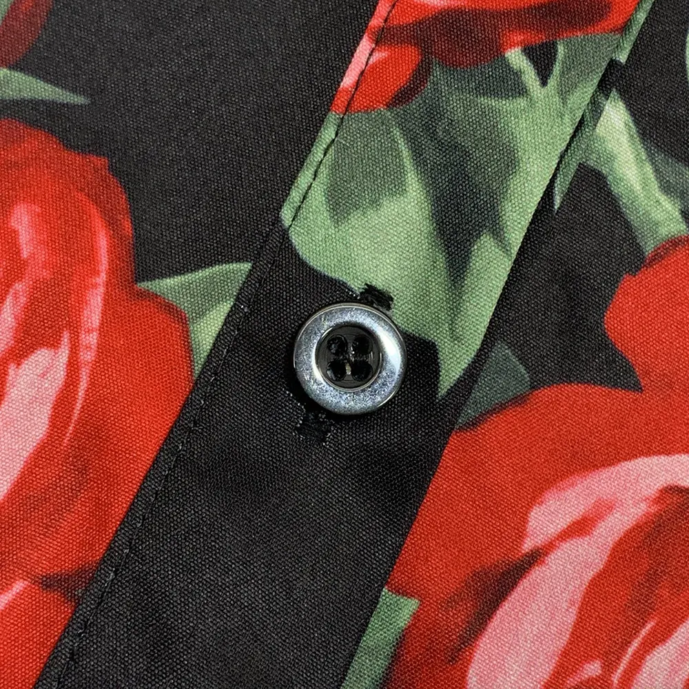 Dolce Gabbana D&G Women Rose Bouquet-Print Poplin Shirt Dress - image 12