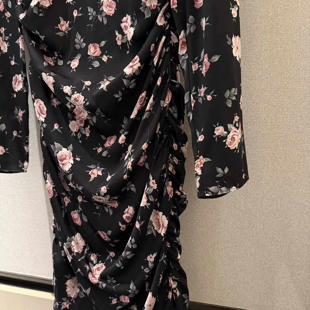 Dolce Gabbana D&G Women Vintage Rose-Print Draped Dress - image 6