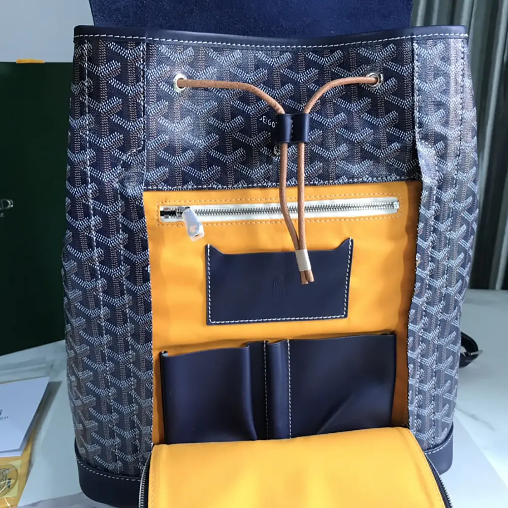 Goyard Unisex Alpin MM Backpack-Navy - image 6