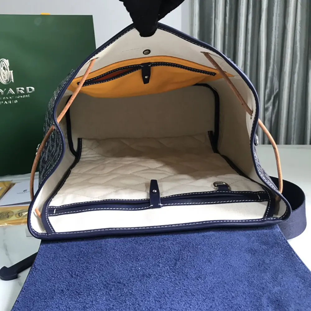 Goyard Unisex Alpin MM Backpack-Navy - image 7
