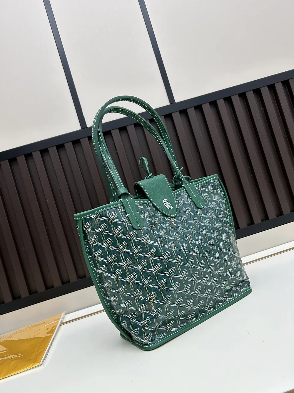 Goyard Unisex Anjou Mini Bag-Green - image 4