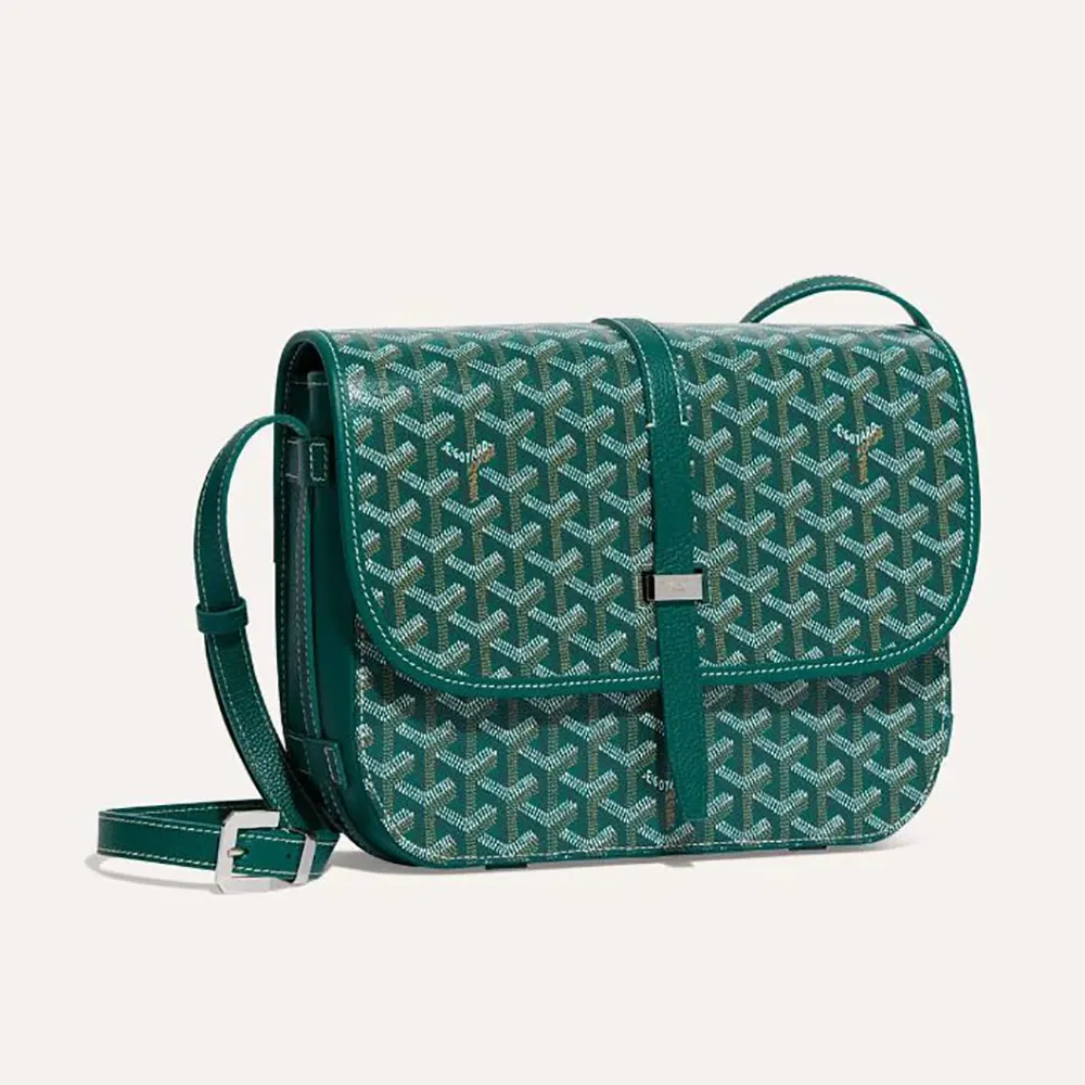 Goyard Unisex Belvedere Mm Bag-Green