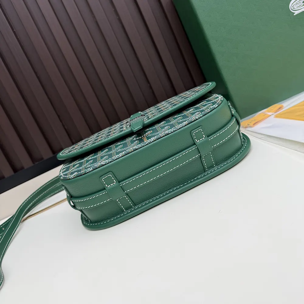 Goyard Unisex Belvedere Mm Bag-Green - image 5