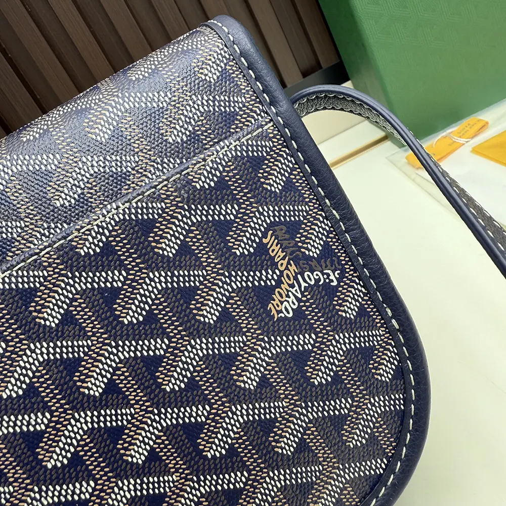 Goyard Unisex Belvedere Mm Bag-Navy - image 6