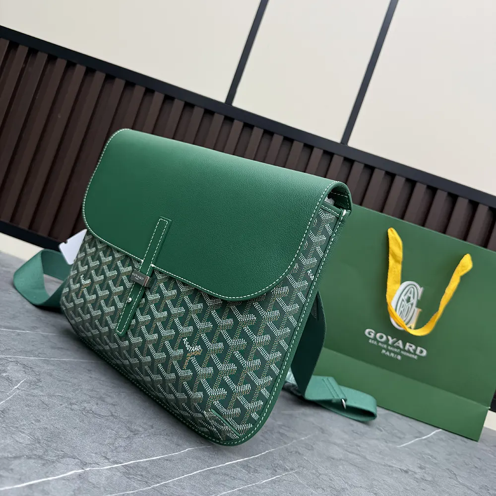Goyard Unisex Coursier Messenger Bag-Green - image 4