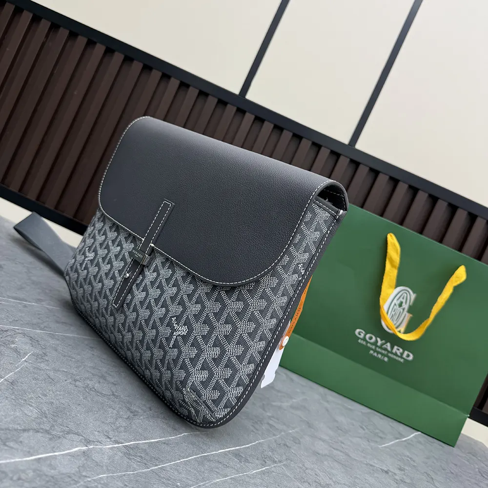 Goyard Unisex Coursier Messenger Bag-Grey - image 4