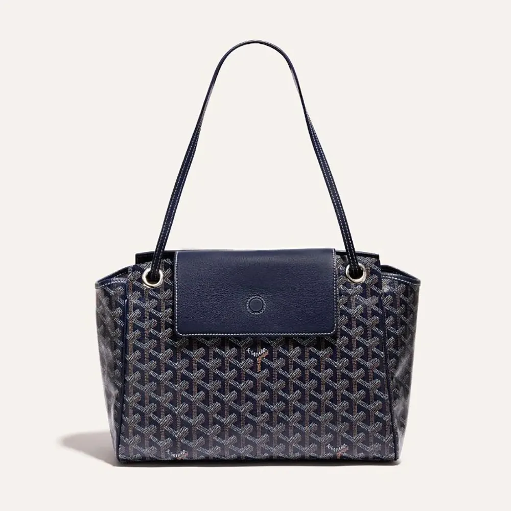 Goyard Unisex Rouette Souple Bag-Navy