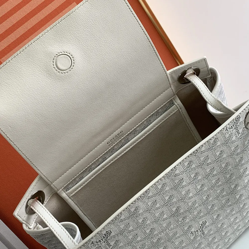 Goyard Unisex Rouette Souple Bag-White - image 7