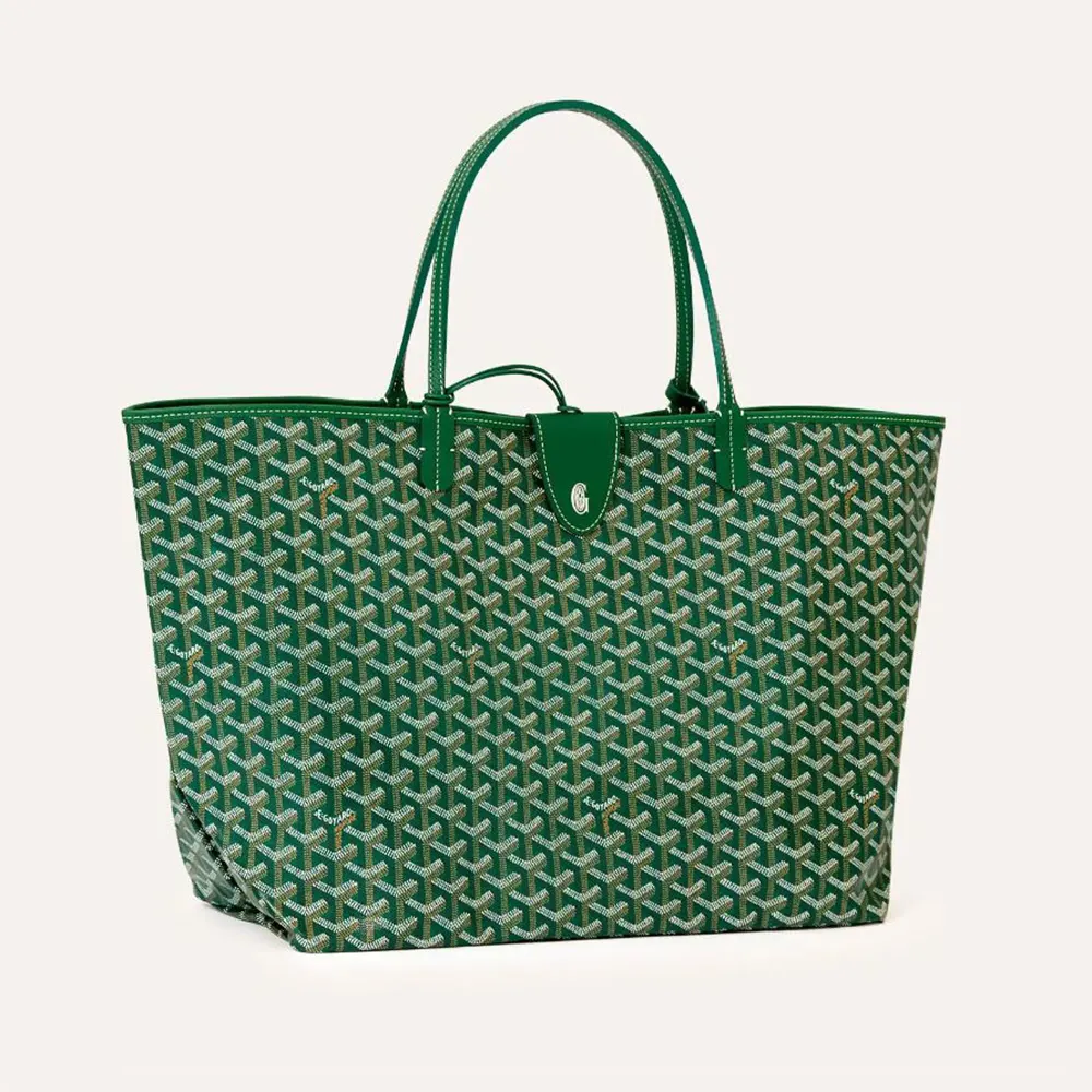 Goyard Unisex Saint Louis Gm Bag-Green