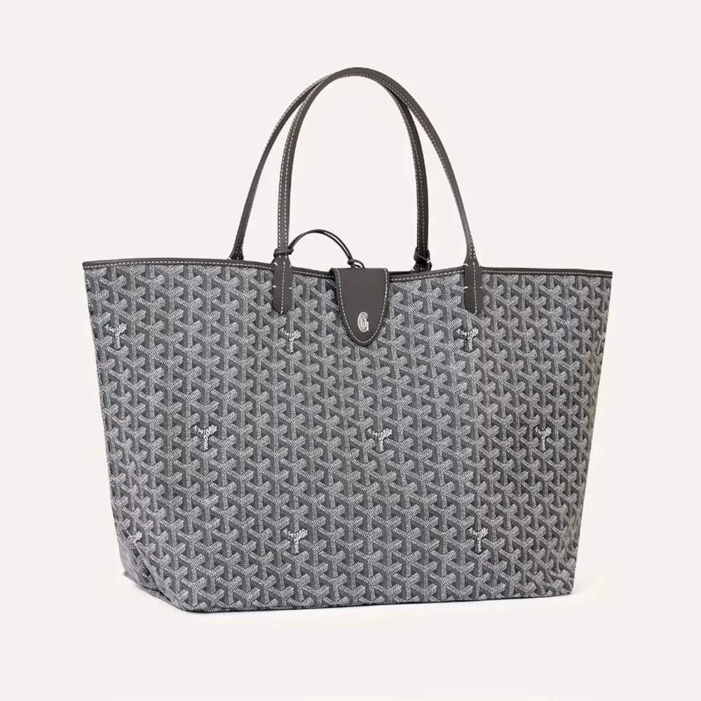 Goyard Unisex Saint Louis Gm Bag-Grey