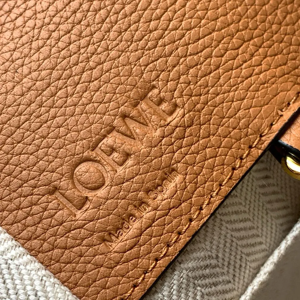 Loewe Unisex Compact Hammock Bag in Soft Grained Calfskin-Brown - image 8