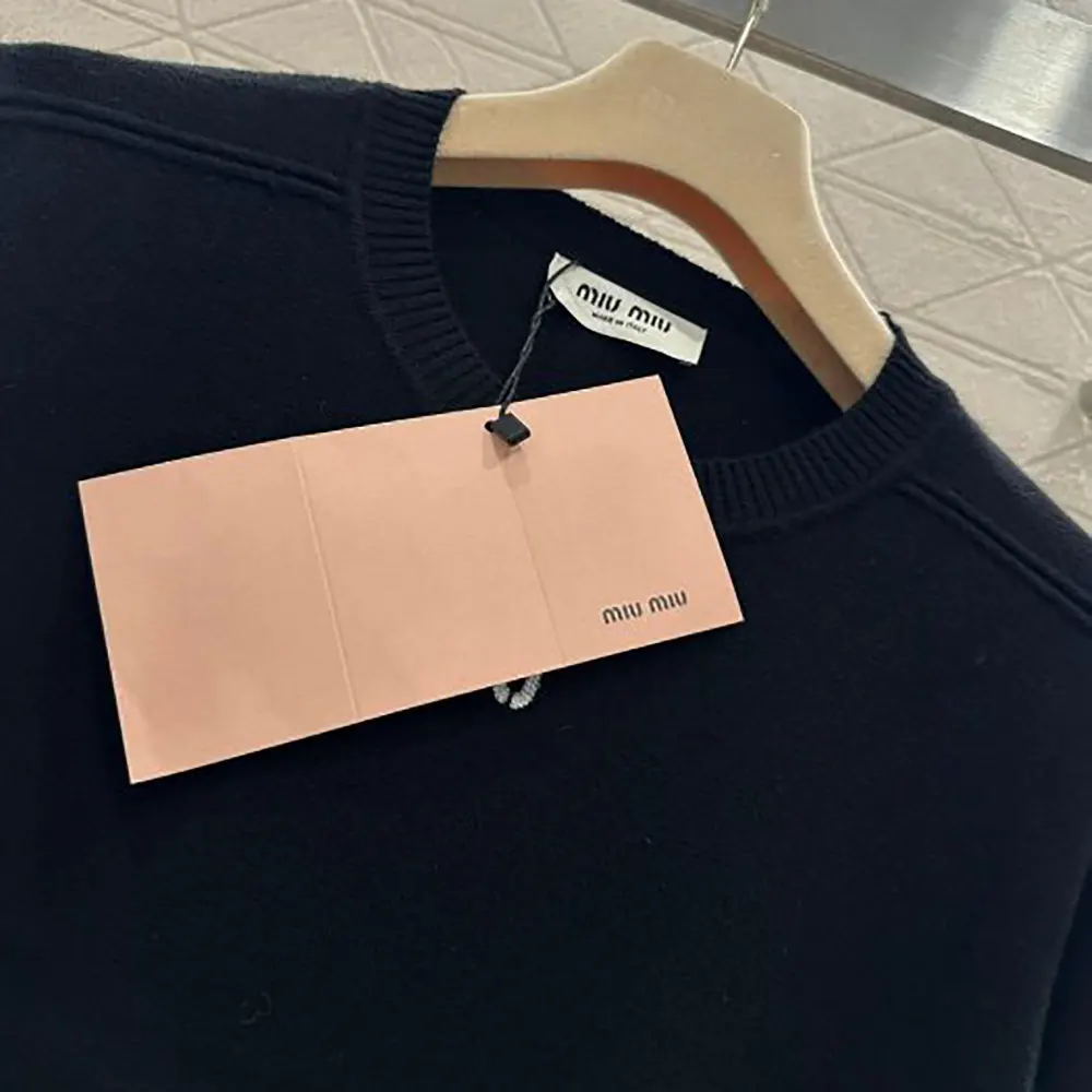 Miu Miu Women Cashmere Crew-Neck Sweater-Black - image 7