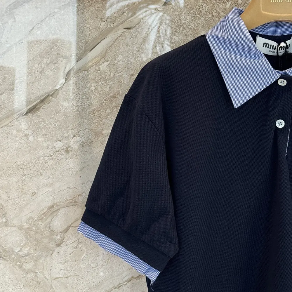 Miu Miu Women Cotton Piqué Polo Shirt-MJN5551843 - image 6