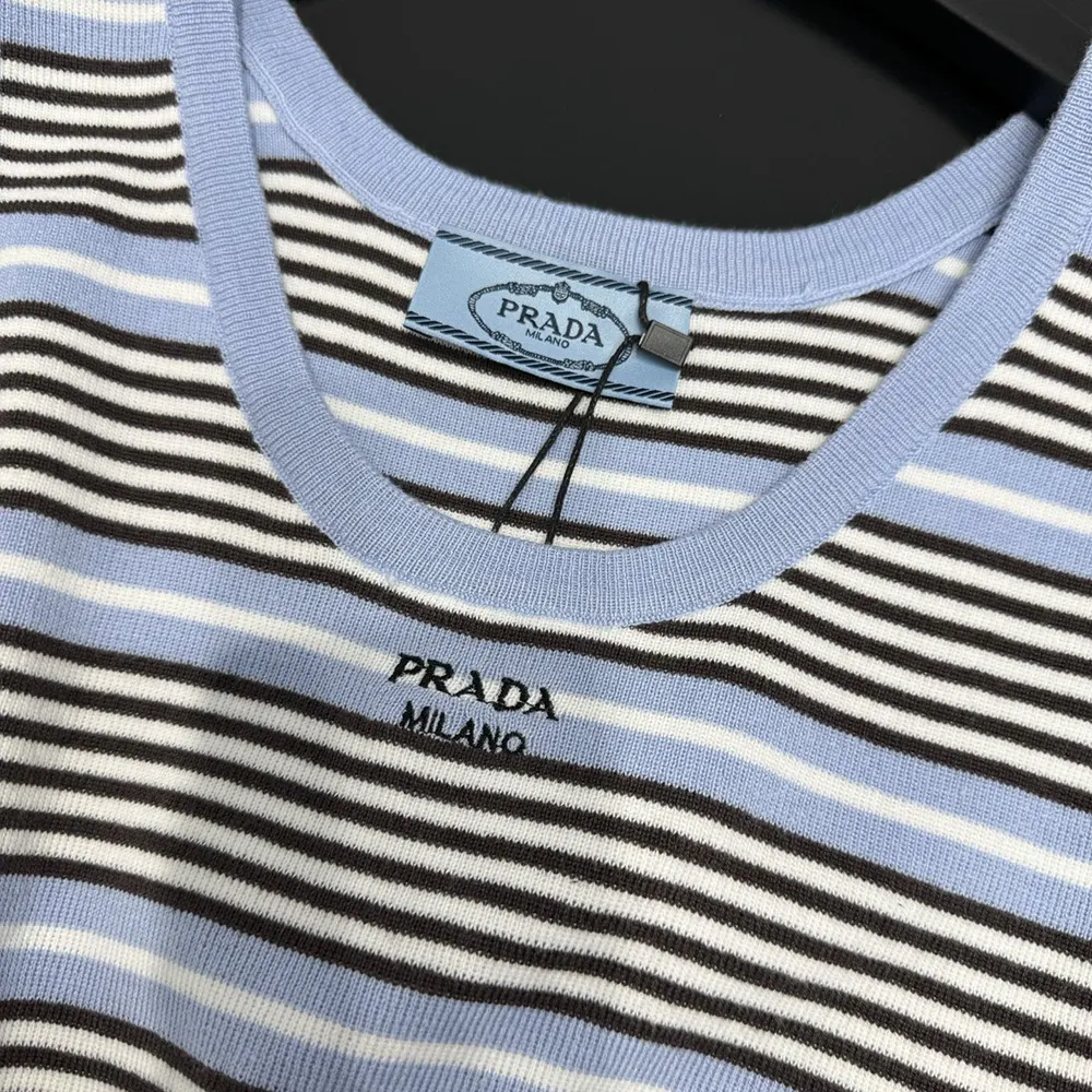 Prada Women Cotton Knit Tank Top - image 9