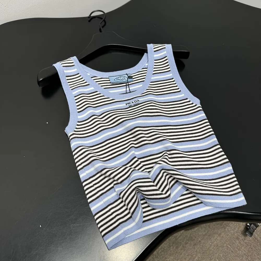 Prada Women Cotton Knit Tank Top - image 5