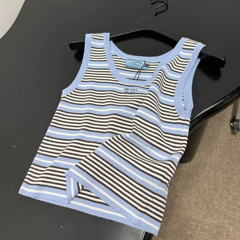Prada Women Cotton Knit Tank Top - image 6