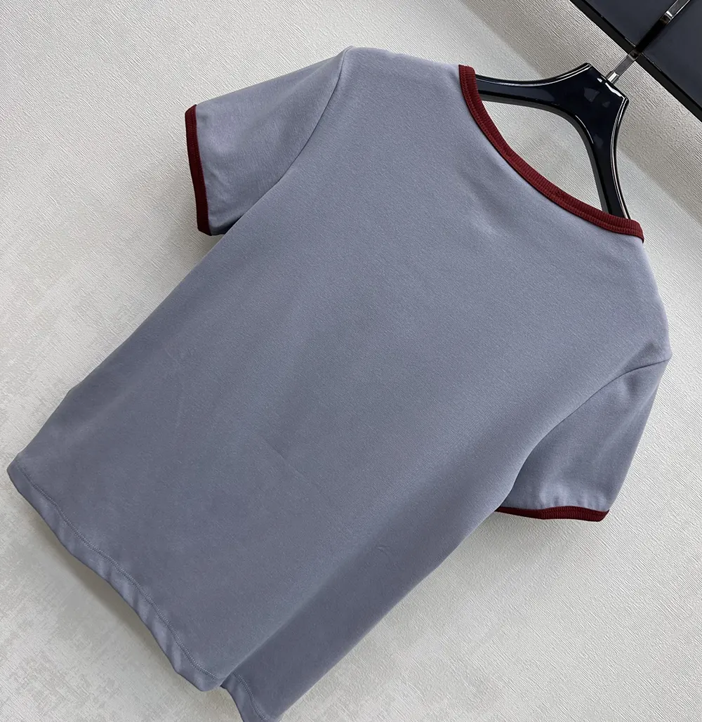 Prada Women Cotton T-Shirt-Light Blue - image 5