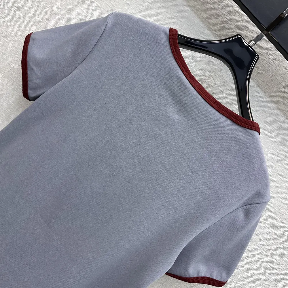 Prada Women Cotton T-Shirt-Light Blue - image 8