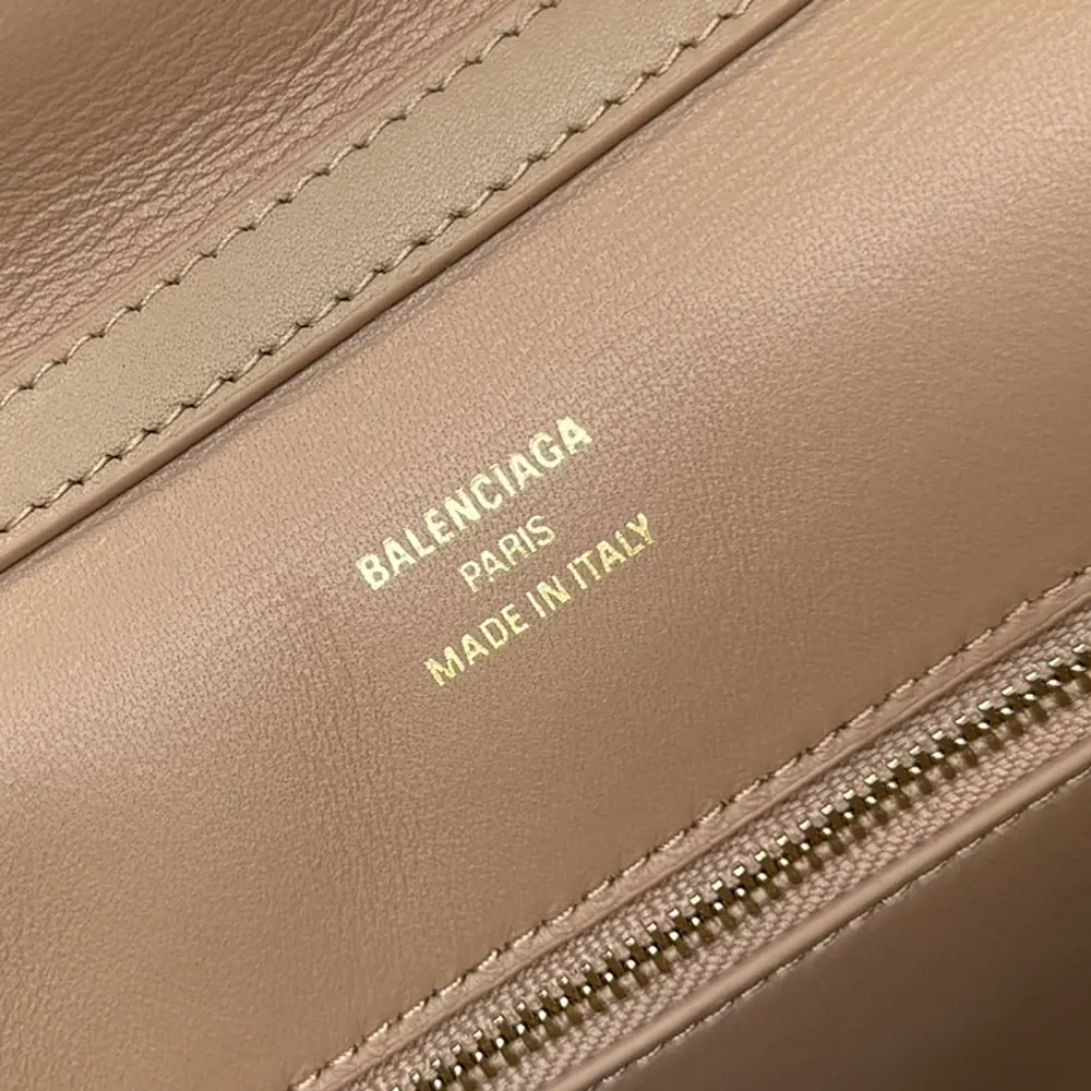 Balenciaga Women Rodeo Handbag Large In latte Smooth Calfskin Aged-gold Hardware - image 12