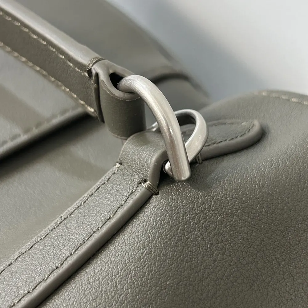 Balenciaga Women Rodeo Handbag Medium In Khaki Smooth Calfskin Aged-Silver Hardware - image 7