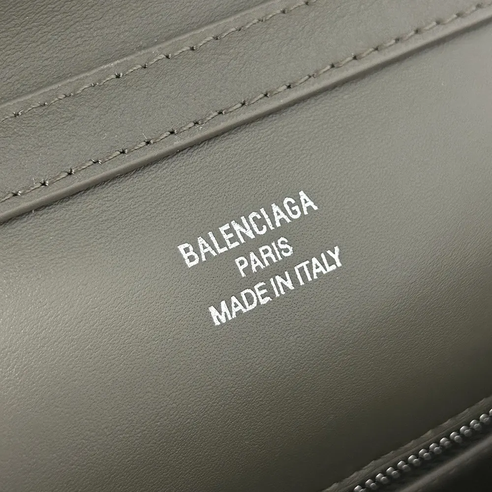 Balenciaga Women Rodeo Handbag Medium In Khaki Smooth Calfskin Aged-Silver Hardware - image 12