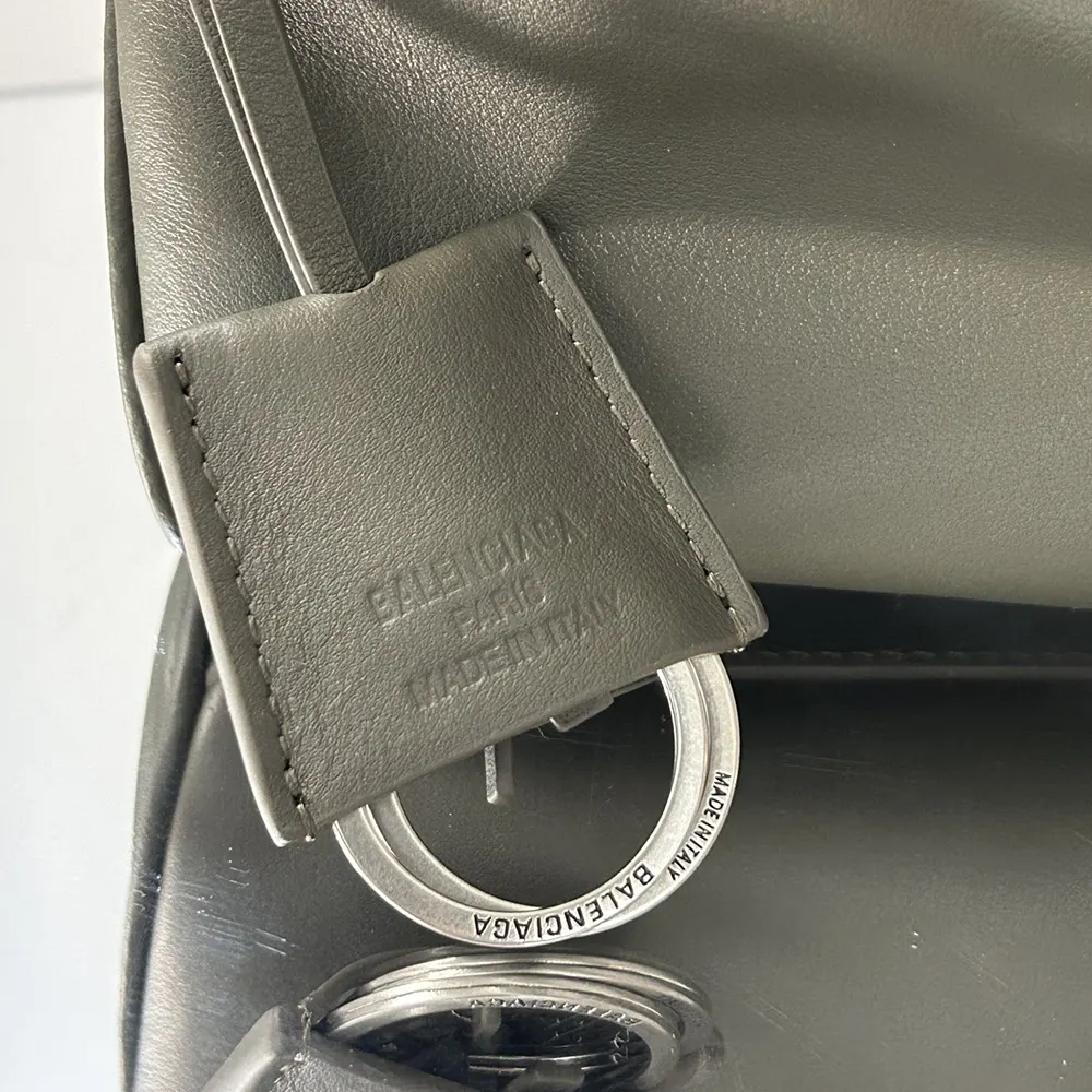 Balenciaga Women Rodeo Handbag Mini In Khaki Smooth Calfskin Aged-Silver Hardware - image 5
