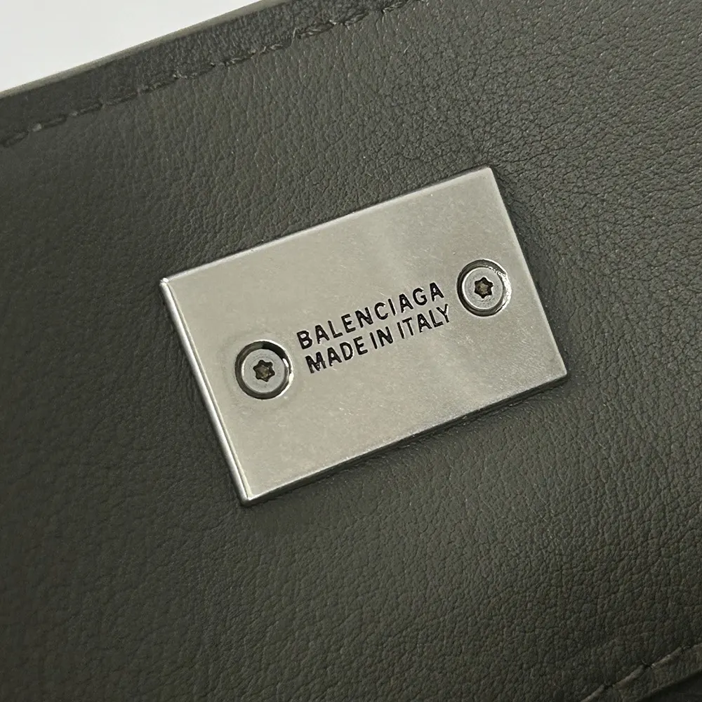 Balenciaga Women Rodeo Handbag Mini In Khaki Smooth Calfskin Aged-Silver Hardware - image 9