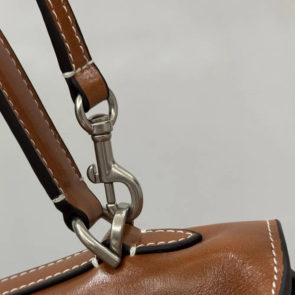 Balenciaga Women Rodeo Handbag Mini in Tan Cowboy Vegetable Tanned Lambskin Aged-silver Hardware - image 13