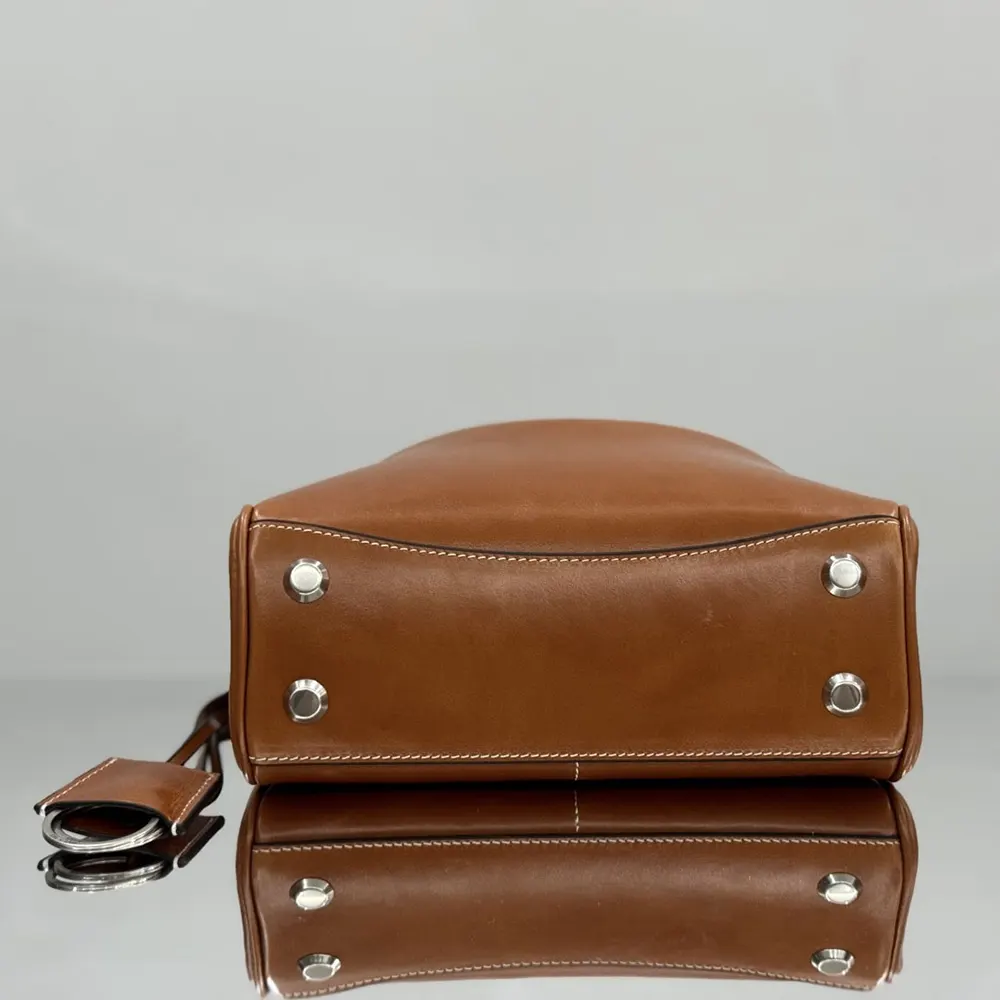 Balenciaga Women Rodeo Handbag Mini in Tan Cowboy Vegetable Tanned Lambskin Aged-silver Hardware - image 5