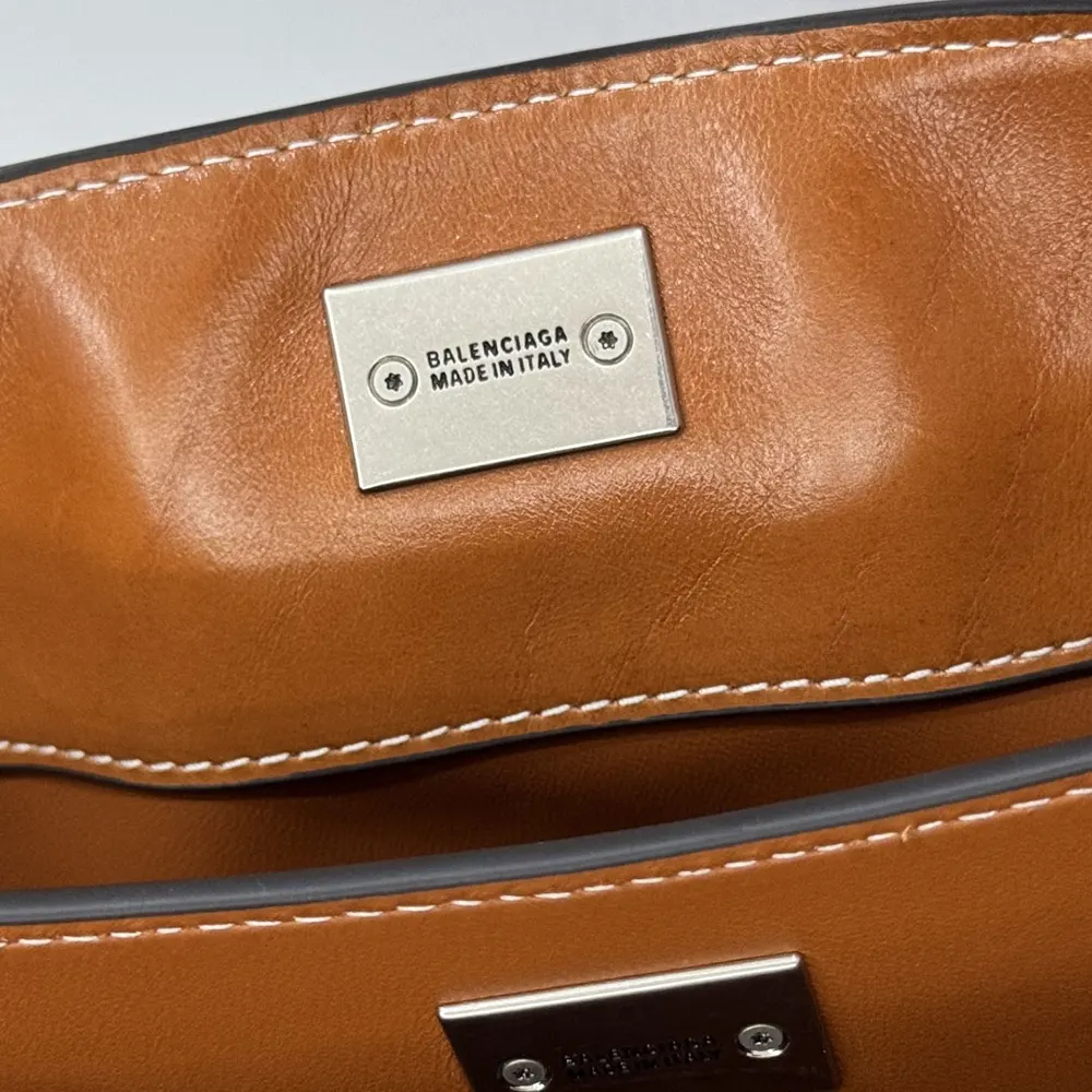 Balenciaga Women Rodeo Handbag Mini in Tan Cowboy Vegetable Tanned Lambskin Aged-silver Hardware - image 10