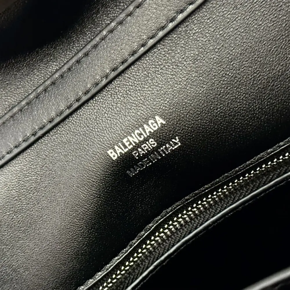 Balenciaga Women Rodeo Handbag Small In Black Smooth Calfskin Aged-Silver Hardware - image 7