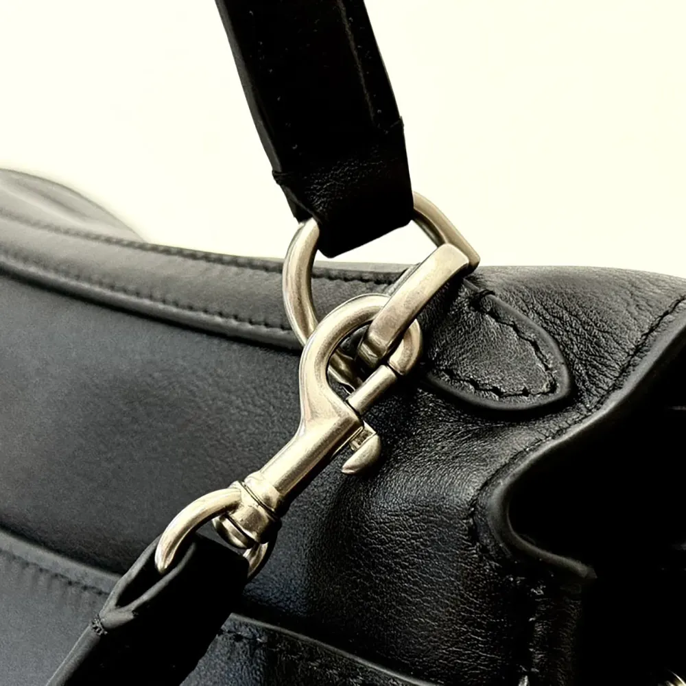 Balenciaga Women Rodeo Handbag Small In Black Smooth Calfskin Aged-Silver Hardware - image 9