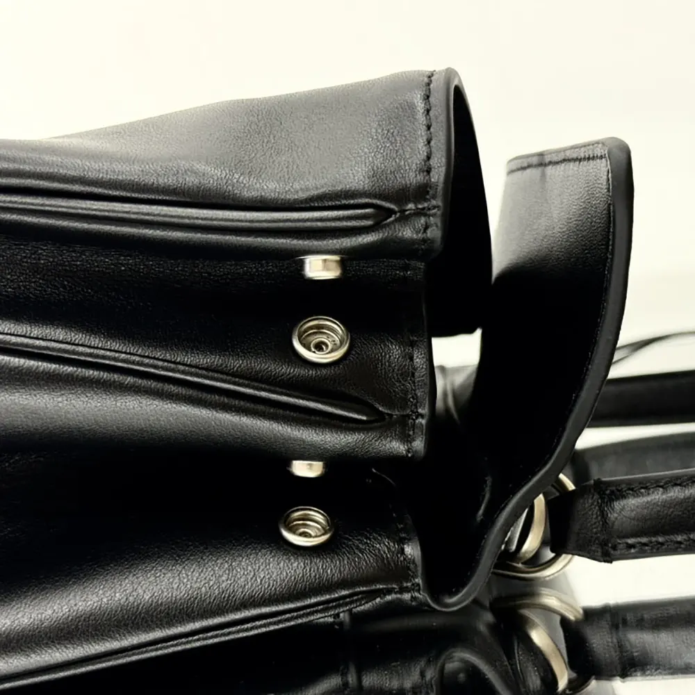Balenciaga Women Rodeo Handbag Small In Black Smooth Calfskin Aged-Silver Hardware - image 8