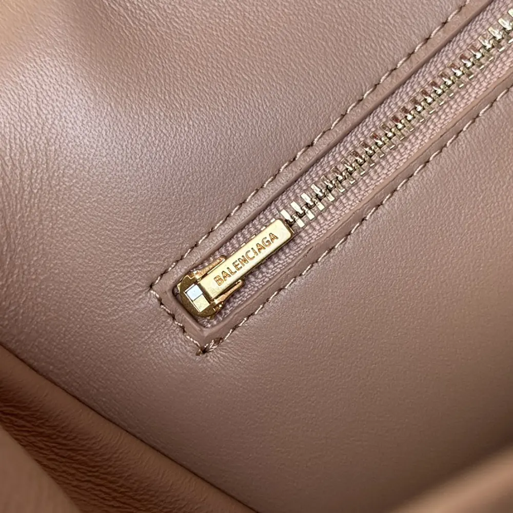 Balenciaga Women Rodeo Handbag Small In latte Smooth Calfskin Aged-gold Hardware - image 18