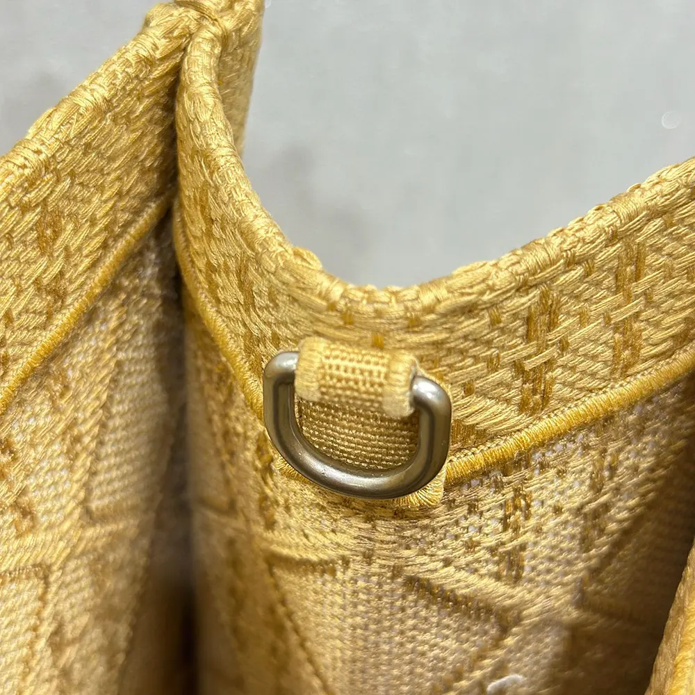 Dior Women Large Dior Book Tote Natural Raffia-Effect Cannage Embroidery - image 8