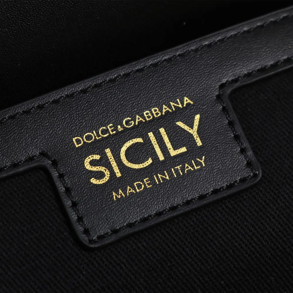 Dolce Gabbana D&G Women Elongated Sicily Handbag-Black - image 10