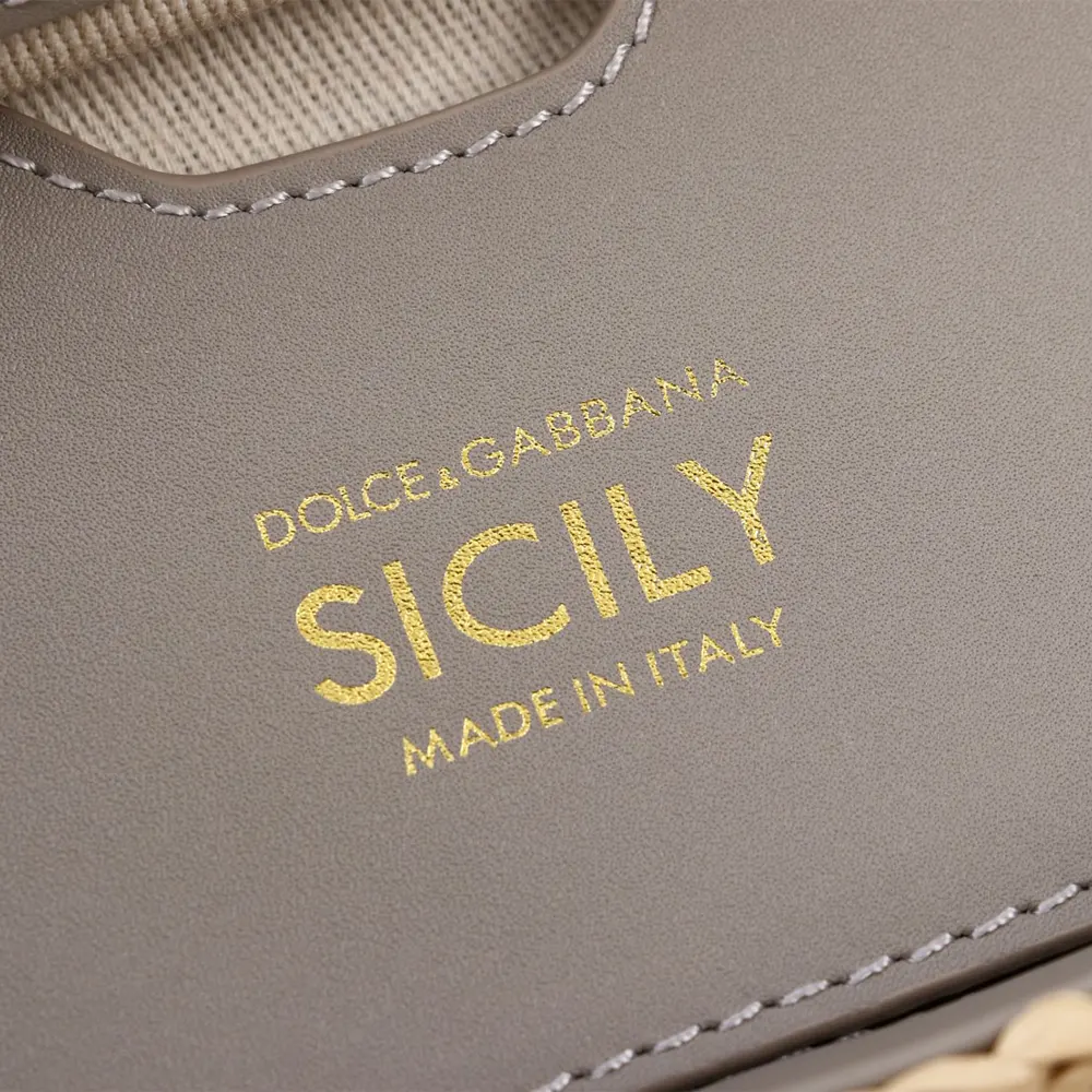 Dolce Gabbana D&G Women Small Sicily Handbag in Crochet Raffia - image 10