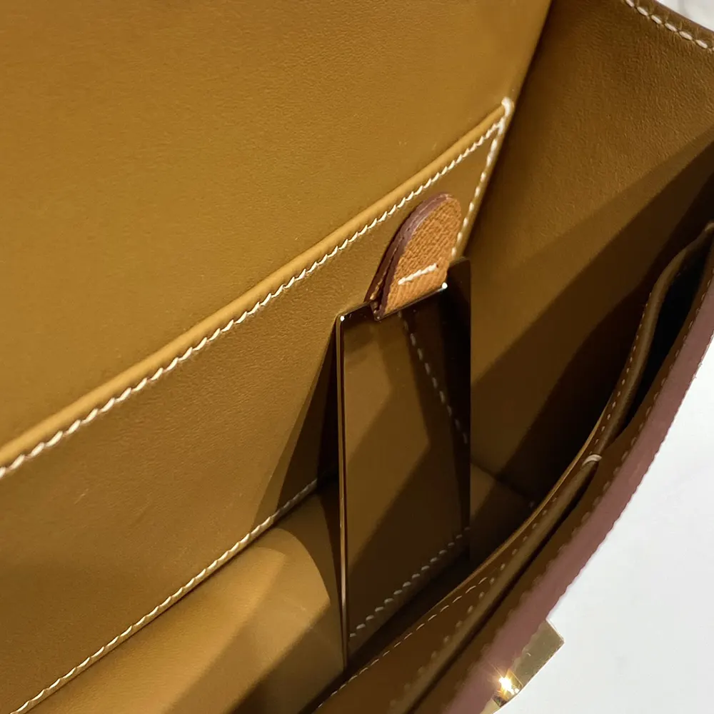 Hermes Women Constance Elan Epsom Gold-Brown - image 8