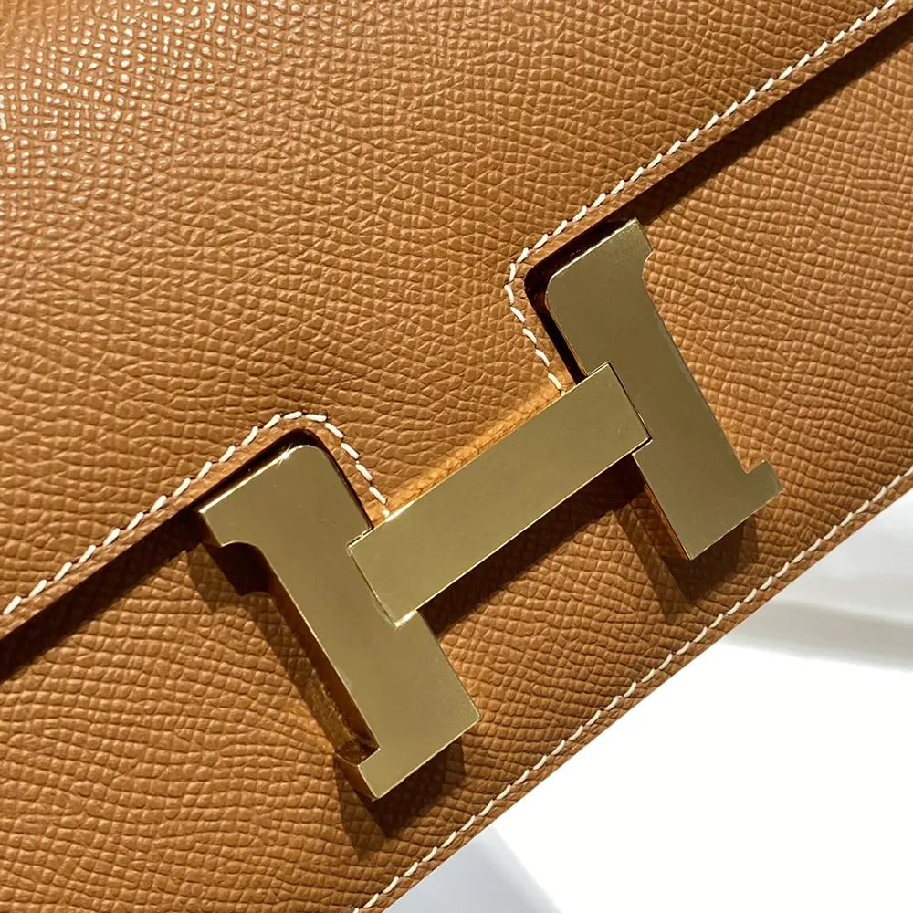 Hermes Women Constance Elan Epsom Gold-Brown - image 6