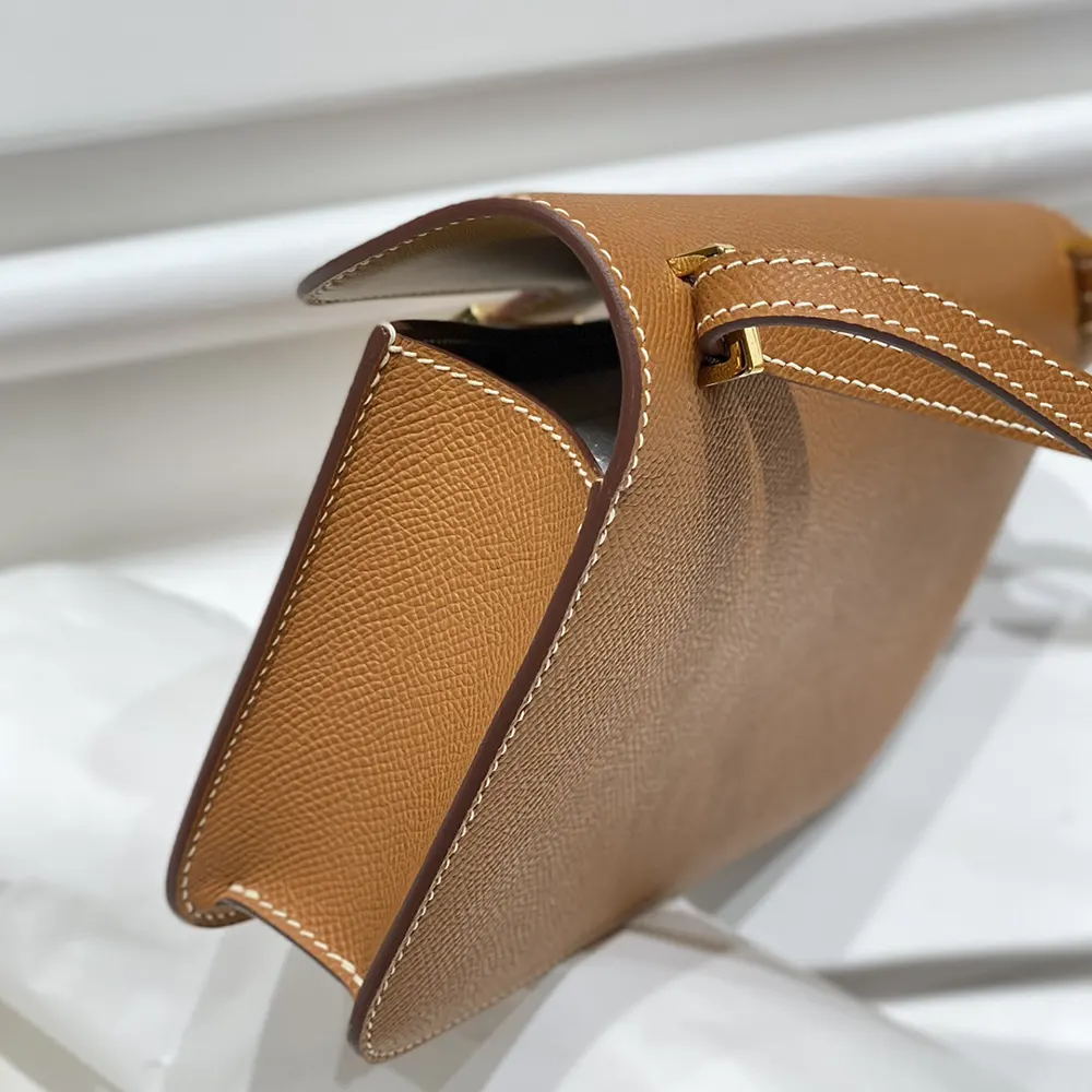 Hermes Women Constance Elan Epsom Gold-Brown - image 7