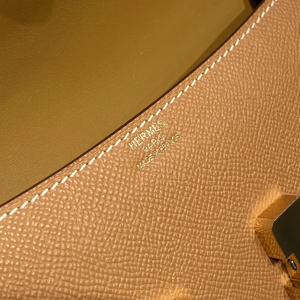 Hermes Women Constance Elan Epsom Gold-Brown - image 10
